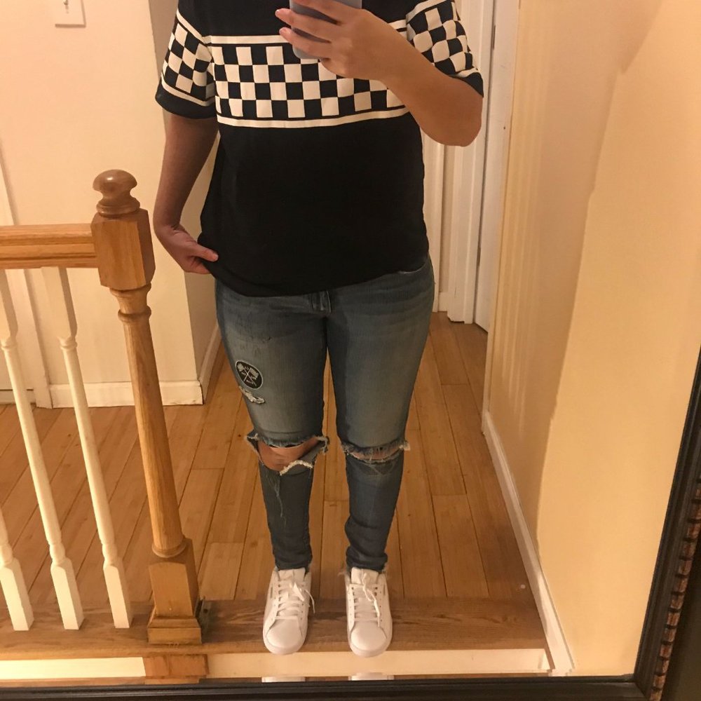 American Eagle Super Stretch Ripped Jeggings Size 6 (28/30")